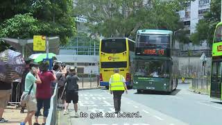 Citys First Hydrogen Bus Took Maiden CrossHarbour Trip [upl. by Danelle847]