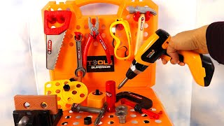 Jouets Atelier de Bricolage Outils Perceuse Electrique Tournevis [upl. by Lesirg136]