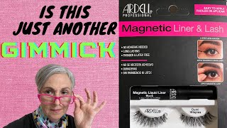 Review of Ardell Magnetic False Lashes  Pros and Cons  Cruelty Free  Vegan  Over 60 [upl. by Hamlani]