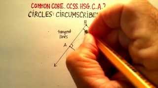 Circles Circumscribed Angles [upl. by Karlik]