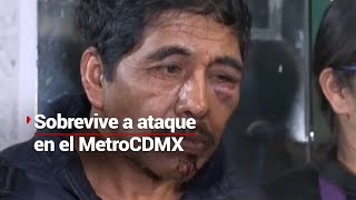 ¿CÓMO FUE  Sobreviviente del ataque en el Metro Tacubaya en CDMX narra lo que vivió [upl. by Ettessil]