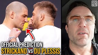 Im Picking Sean Strickland to Beat Dricus Du Plessi  UFC 297 [upl. by Aivata]