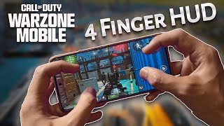 Best 4 Finger HUD For Beginners  COD WarZone Mobile [upl. by Asinet]