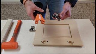 How to Install Press In Hinges [upl. by Nic205]