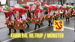 Karnevalsumzug Hiltrup  Münster Festumzug Parade Februar 2024 Helau 🥳 [upl. by Linders309]