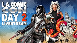 LA Comic Con 2024 Livestream  Day 2  The Mandalorian Ewan McGregor Rosario Dawson amp More [upl. by Adnawahs]