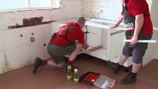 How To Install UShaped Kitchen Cabinets  DIY At Bunnings [upl. by Ainattirb]