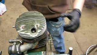 Lambretta Cylinder and Head Removal [upl. by Boeschen233]