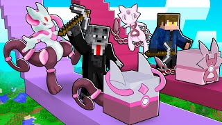 NOVA LUCKY PIXELMON do MEGA MEWTWO vs MEGA MEW no MINECRAFT POKEMON [upl. by Lexine]