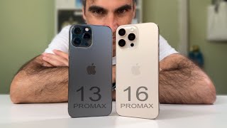 iPhone 16 Pro Max vs 13 Pro Max  ¿MERECE LA PENA CAMBIAR [upl. by Anirroc]