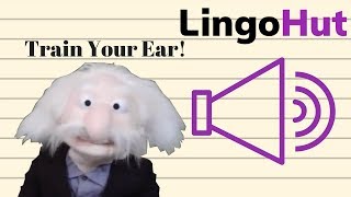 Train Your Ear  Professor Jargonstein Language Learning Tip [upl. by Hodess]