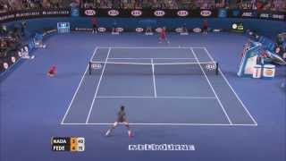 Nadal v Federer Highlights Semifinal  Australian Open 2014 [upl. by Neirda]