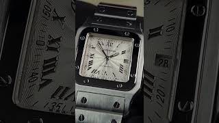 CARTIER SANTOS GALBEE STEEL SILVER DIAL WATCH amp BOX [upl. by Amlus]