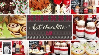 Hot Chocolate Bar  Holiday Party Ideas [upl. by Shina927]