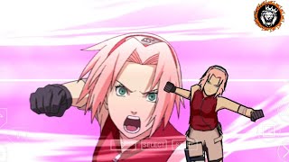 Naruto Shippuden Ultimate Ninja Heros 3 Ppsspp Gameplay  Sakura vs Hinata vs Tenten vs Ino [upl. by Asiulana]