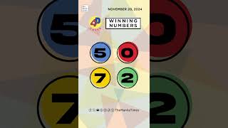 PCSO Lotto Results P29M Grand Lotto 655 Mega Lotto 645 4D 3D 2D  November 20 2024 [upl. by Dranik502]