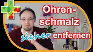 Ohrenschmalz sicher und schonend entfernen [upl. by Doykos280]