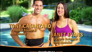 Slendertone System Ab belt commercial with Janet Evans 2012 30 seconds [upl. by Grenier]