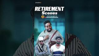 Funny Retirement Scenes  Warangal Hungama ytshorts comedy shorts warangalhungama [upl. by Enortna]