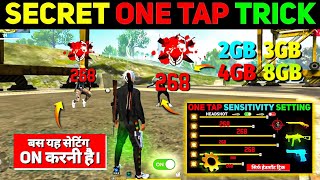 Free Fire Max Auto Headshot Trick 2024 Sensitivity  2gb 4gb 6gb Ram Headshot Sensitivity Setting [upl. by Yenhoj]