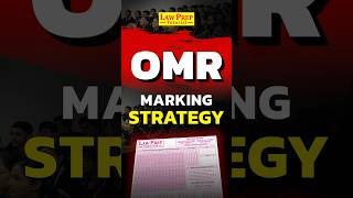 CLAT 2025  Best Strategy for Marking an OMR Sheet shorts [upl. by Ayotnom533]