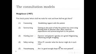 CONSULTATION MODELS PRESENTATION BY DR KASHAN UDDIN NIAZI [upl. by Gervase324]