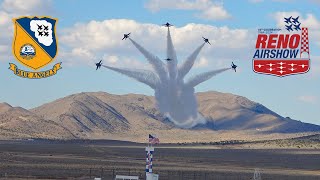 2024 US Navy Blue Angels  Reno Airshow FULL DEMO [upl. by Nevins106]