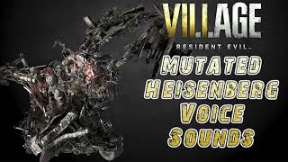 Resident Evil 8 Village Mutated Heisenberg Boss Voice Sounds  SFX [upl. by Azeria609]