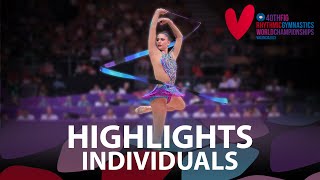 2023 Rhythmic Gymnastics World Championships Valencia ESP – Highlights Individuals [upl. by Bolanger674]