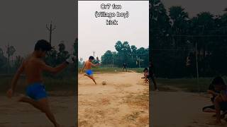 Village boy kick vs Cr7 Cr7 fans ❤️‍🔥shorts [upl. by Cychosz849]