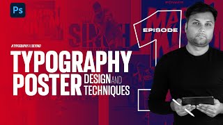 How to Design Typography Poster  EP1  Graphic Design Technique [upl. by Pate]