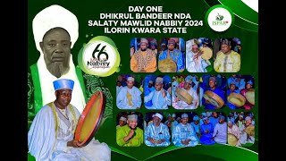 DAY ONE DHIKRUL BANDEER NDA SALATY MAWLID NABBIY 2024 ILORIN KWARA STATE [upl. by Nnaylime806]