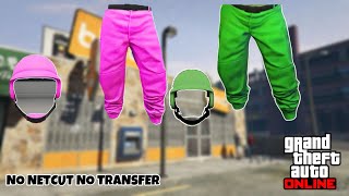 NEW HOW TO GET PINK JOGGERS amp GREEN JOGGERS NO NETCUT NO TRANSFER GTA V ONLINE [upl. by Nunci991]