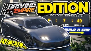 BUILD A NOBLE CAR Event Happening in Driving Empire LATER TODAY [upl. by Amata951]