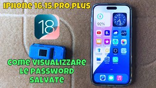 Come visualizzare le password salvate su iPhone 1615proplus ios 18 [upl. by Neyut]