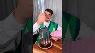 How to eat CHOCOLATE CAKE properly like a dad😎❤️🍰 CHEFKOUDY [upl. by Okime]