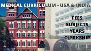 Curriculum of Medical school in the USA vs India [upl. by Keri739]