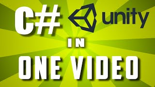 Learn C In One Video Unity C Scripting Tutorial For Beginners  2024 Fully Working [upl. by Reinwald]