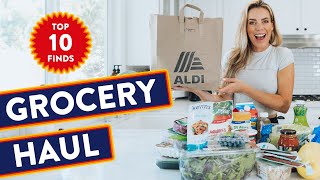 Top 10 HEALTHY Groceries to Buy at ALDI  weekly haul  grocery list [upl. by Enitsirk163]