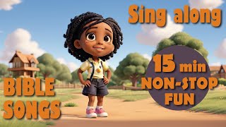 15 Minutes of animated Bible Singalong songs [upl. by Ahseinaj]