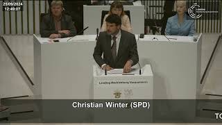 Entwurf eines Gesetzes zur Modernisierung des Vergaberechts in MV  Christian Winter [upl. by Thekla]