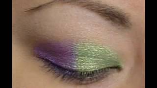 Green and Purple Eyeshadow 2007 [upl. by Salohci]