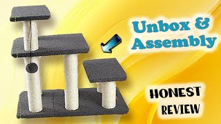 🐾 Pet Steps Review Unbox and Assembly 🐈 [upl. by Deyas12]