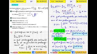 01 Limites et Continuités Correction Exercice Bac Math Science Technique [upl. by Mloc]