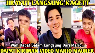 JIRAYUT SENANG BANGET amp KAGET SAAT MENDAPAT KIRIMAN VIDEO LANGSUNG MARIO MAURER AKTOR ASAL THAILAND [upl. by Epuladaug]