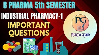 Industrial Pharmacy 1 importantquestions important bpharma pharmacy study trending [upl. by Ekihc]