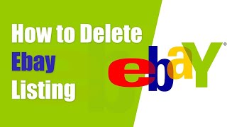 How To Delete A Listing From Ebay 2024 [upl. by Einahpts]