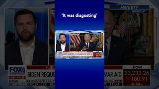 Sen JD Vance calls Biden ‘completely disgraceful’ over this request shorts [upl. by Layod]