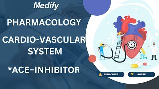 ACE–INHIBITORS CARDIO VASCULAR SYSTEM PHARMACOLOGYCVS PHARMACOLOGY MedifyMBBS [upl. by Aenel407]