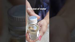 h2s test of water [upl. by Aehcim159]